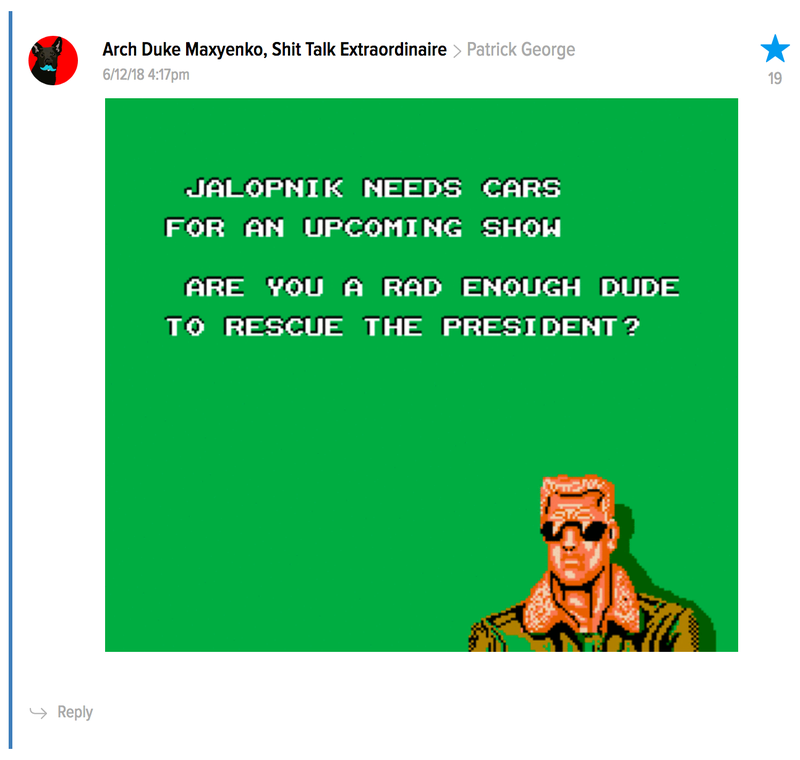 Illustration for article titled Comment of the Day: Too Rad To Handle Edition